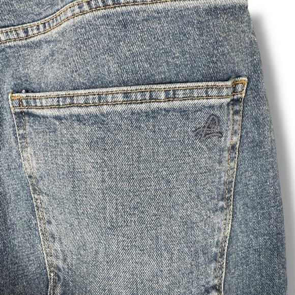 DL1961 Emilie Straight Ultra High Rise Vintage 31" Jeans, Dark Oasis, Size 30 - Picture 9 of 15